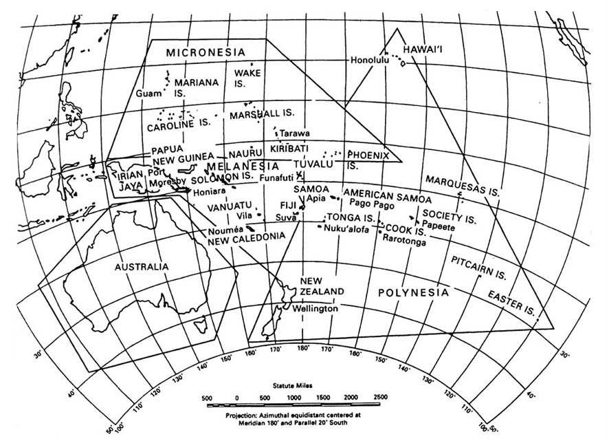 L'Oceania: Micronesia, Melanesia e Polinesia