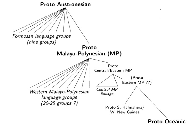 Le lingue austronesiane: schema di Ross
